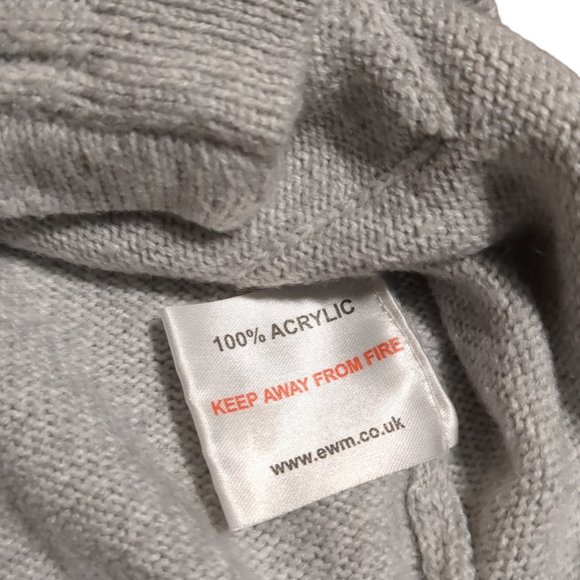 Woman's Medium Honor Millburn Cardigan Sweater with Decorative Buttons - Picture 3 of 4